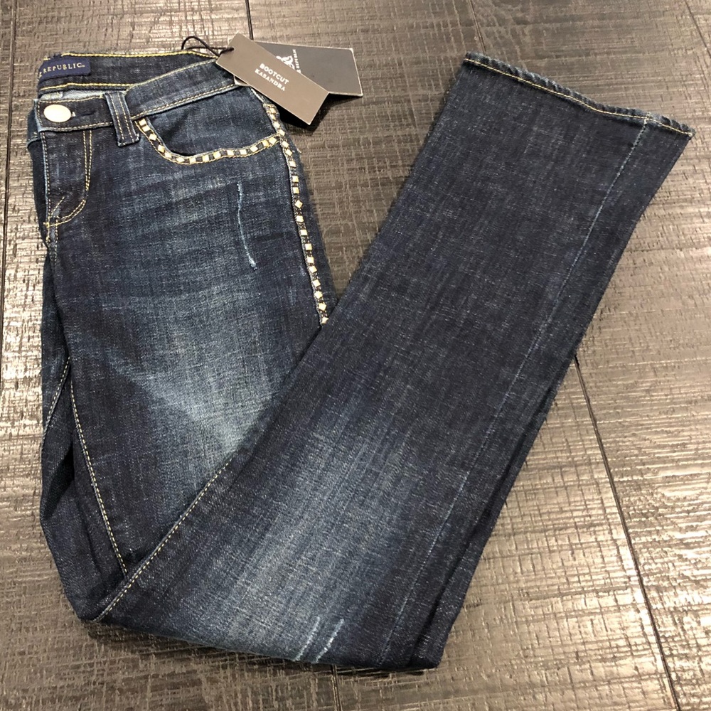 NWT Rock & Republic 0 Kasandra Boot Cut Jeans